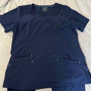 Scrub Star Navy scrub set (see description)